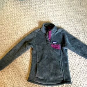 Patagonia snap fleece with pocket! XXS